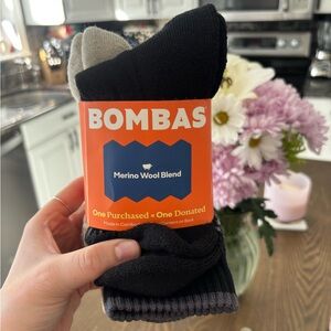 Bombas merino wool blend half calf socks new with tags size medium 4 pairs
